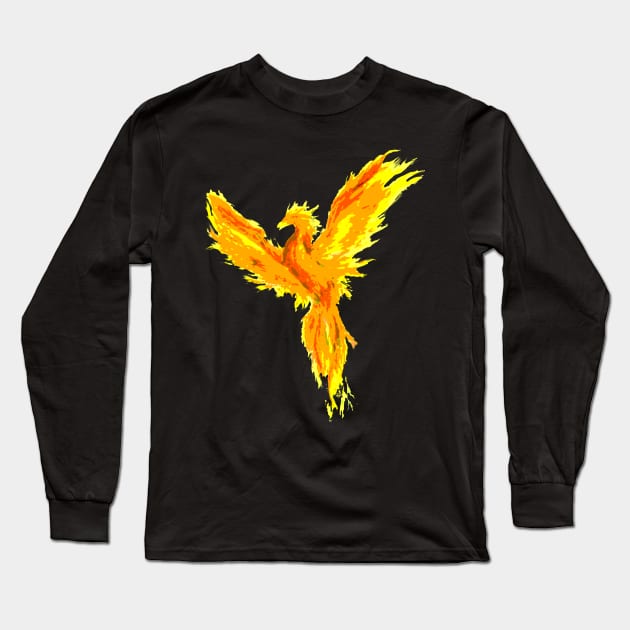 phoenix Long Sleeve T-Shirt by Trashfox